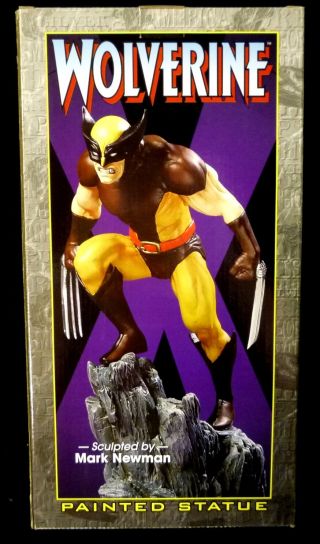 Wolverine Brown Costume X - Men Marvel Comics Fs Statue 2001 Bowen Designs
