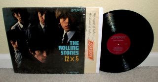 The Rolling Stones 12 X 5 Lp Orig 1st Press Mono Unboxed London W/shrink