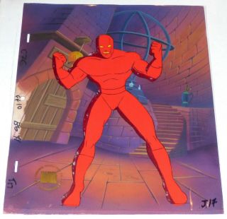 Marvel Fantastic Four 1994 Johnny Storm Human Torch Production Cel