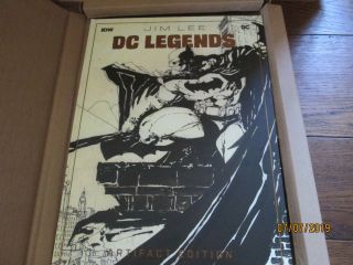 Dc Legends Jim Lee Artifact Edition Hc Autographed Planet Awesome Exclusive