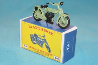 Matchbox Yesteryear Y8 - 2 Sunbeam Motorcycle (1914) - Code 3 (d03)