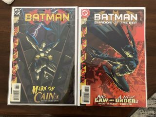 1st Cassandra Cain Batman 567 And Shadow Of The Bat 83 Both Nm