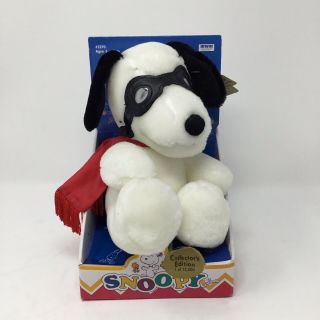 Irwin Toy 7” Peanuts Snoopy Flying Ace Plush Collector’s Edition