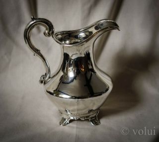 Antique Victorian Solid Silver Milk Jug 1846 William Copper London
