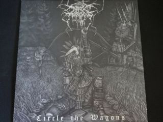 Darkthrone " Circle The Wagons " Lp.  1st Press/ltd Edition W/insert.  Rare