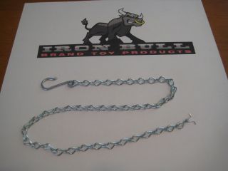 Wyandotte Wrecker Tow Truck Replacement Chain And Hook - Pressed Steel Toy Parts