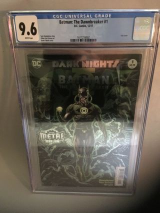 Batman: The Dawnbreaker 1 Cgc 9.  6 Dark Nights Metal/ Green Lantern Batman Dc