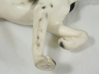 Pointer Dog Ceramic Figurine Black and White 4