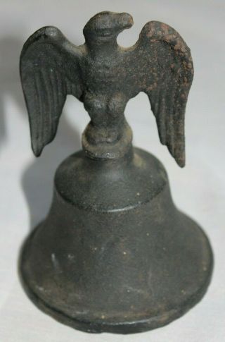 Vintage 5 1/2 " Cast Iron Eagle Bell