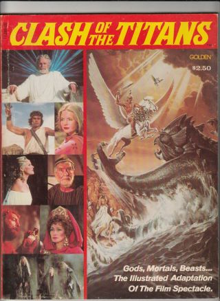 Clash Of The Titans Comic Book Adaption Of The Movie,  Golden 1981. .  2