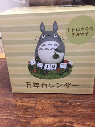 Studio Ghibli My Neighbor Totoro Perpetual Calendar Figure Collectible 2
