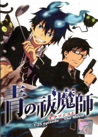Anime Dvd Blue Exorcist Chapter 1 - 25 End,  Movie Complete Box Set English Audio