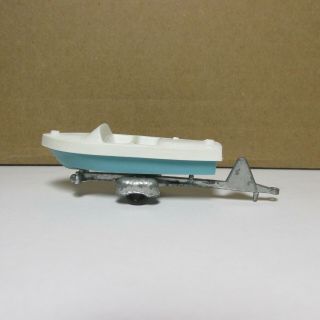 Old Diecast Tootsietoy Chris - Craft Capri Boat And Trailer Chicago Usa