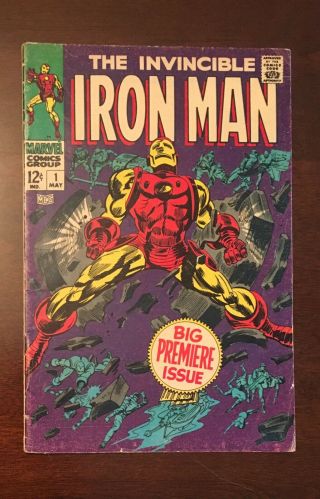 The Invincible Iron Man 1 Marvel Comics Group 1st Own Title Avengers