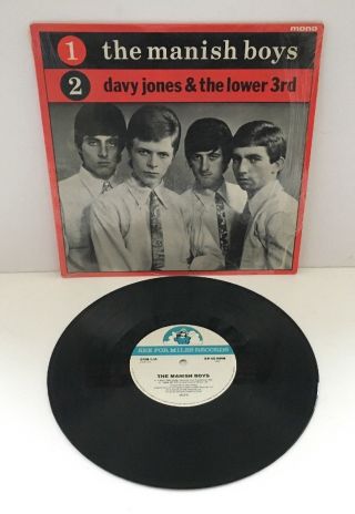 David Bowie The Manish Boys And Davy Jones & The Lower 3rd 10 " Vinyl Ep Ex/ex