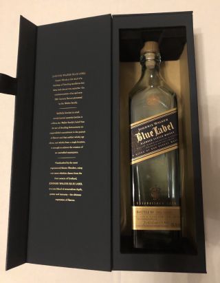 Johnnie Walker Blue Label Box And Bottle (empty)