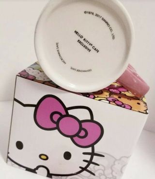 NIB Hello Kitty Cafe Exclusive Ceramic Pink Bow Mug Cup,  14 oz,  LE Rare 4