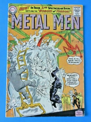 Metal Men 2 1963 Dc Silver Age Comic Book Fn,