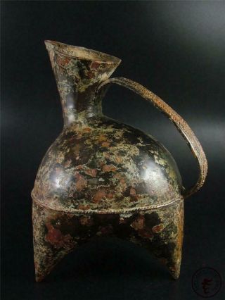 Very Large Old Chinese Bronze Made Bottle Vase Vessel Statue Collectibles
