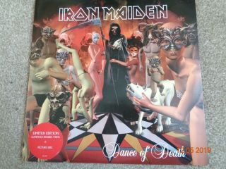 Iron Maiden Dance Of Death 2lp Picture Disc Vinyl Unplayed