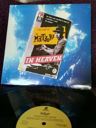 THE METEORS IN HEAVEN LP,  LOSTLP3001,  1981,  NEAR with rare Poster 2