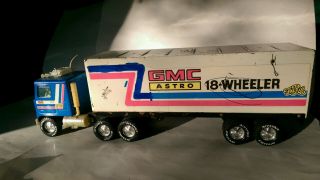 Vintage Nylint Gmc Truck Astro 18 Wheeler 21 " Long 7 " High 1:8 Scale