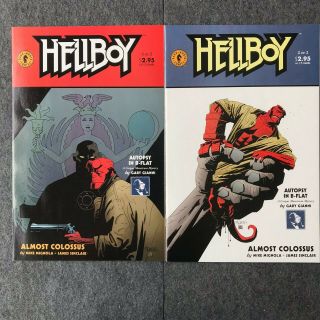 Hellboy Almost Colossus Complete 2 Issue Bundle Mike Mignola Dark Horse Comics