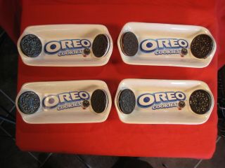 Oreo Cookie Snack Dish Set Of 4 Banana Split Ice Cream Bowl