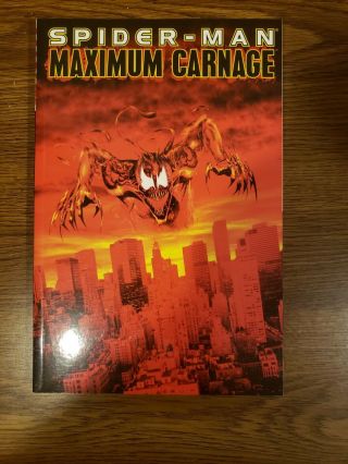 Spider - Man: Maximum Carnage Tpb Marvel Graphic Novel Third Printing 2004