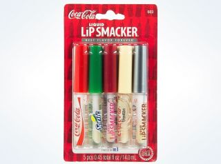 Coca Cola Liquid Lip Flavored Smacker Gloss Set Of 5 With Card
