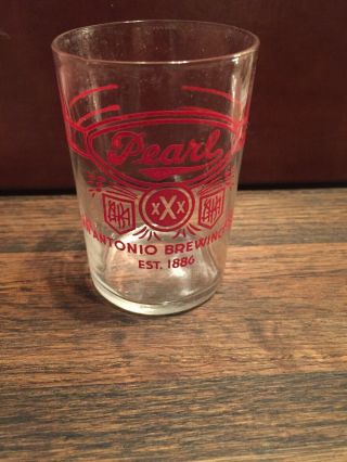 Pearl Beer Glass,  Shell Style,  San Antonio,  Texas
