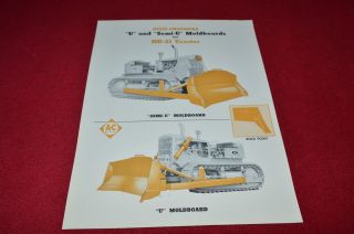 Allis Chalmers Hd - 21 Crawler Tractor U Moldboards Dealers Brochure Yabe14 Ver8