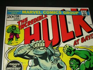The Incredible Hulk 159 Marvel 1973 Herb Trimpe / The Abomination 3