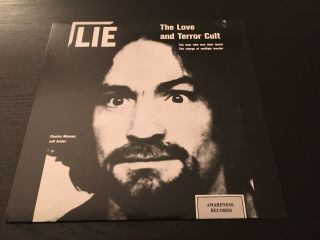 Charles Manson Lie The Love And Terror Cult Awareness Lp Vinyl Reissue