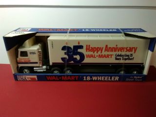 1997 Nylint Steel Toys Wal - Mart 35th Anniversary Tractor Trailer Truck Mib