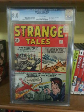 Strange Tales 102 Cgc 8.  0 Off White 1962 Jack Kirby Cover,  1st Wizard Key