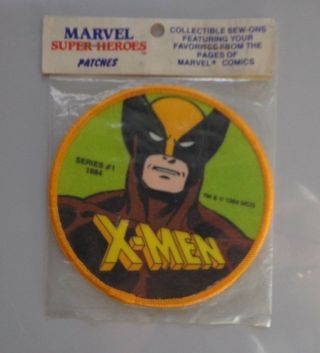 Wolverine Marvel Heroes Patches Series 1 Vintage 1984 Sew - On Patch Vhtf