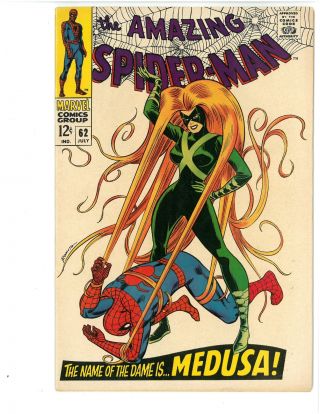 Spider - Man 62 - July 1968 - Fine Plus 6.  5 (f, ) -