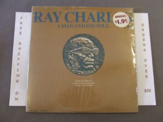 Ray Charles A Man And His Soul Greatest Hits Dbl Lp Abcs - 590x
