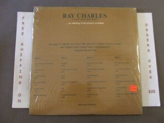 RAY CHARLES A MAN AND HIS SOUL GREATEST HITS DBL LP ABCS - 590X 4