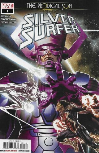 Silver Surfer Comic Issue 1 The Prodigal Sun Modern Age First Print 2019 David