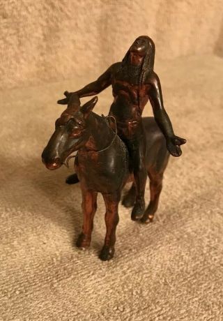 Vintage Miniature Copper Horse Figurine Statue