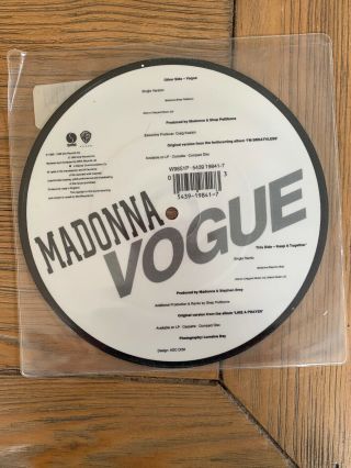 Vogue - Barcode stickered sleeve Madonna 7 