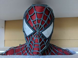 2002 Limited Edition Life - Size Spider - Man The Movie Statue Blockbuster Display