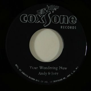 Andy & Joey/don Drummond " Your Wondering Now " Reggae 45 Coxsone Mp3