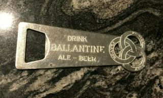 B) Vintage Ballantine Beer - Brewing Co Metal Bottle Opener Newark Nj Jersey