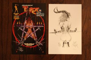 Tarot Witch Of The Black Rose 21 Variant Broadsword Jim Balent W/lithograph