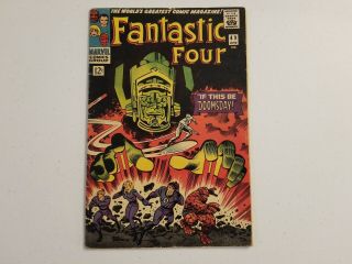 Fantastic Four 49 Comic 1st Galactus 2nd Silver Surfer Great Key