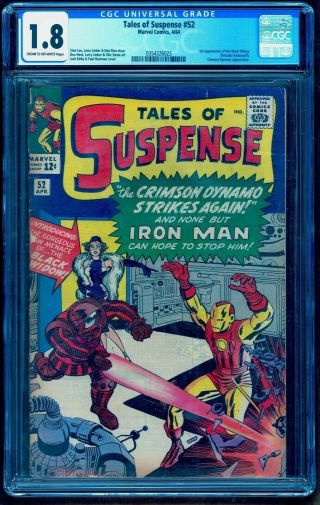 Tales Of Suspense 52 Cgc 1.  8 1st Black Widow Bright No Marks See Our 7.  0