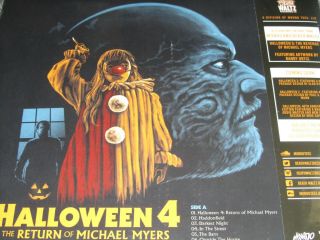 Mondo Halloween 4 Exclusive 40 Anniversary Movie Soundtrack Record Michael Myers